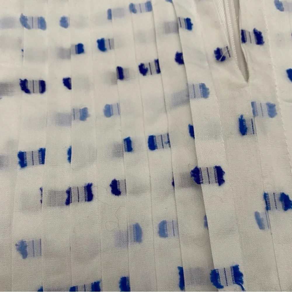 CeCe dobby pintuck fit & flare dress size 10 - Picture 7 of 7